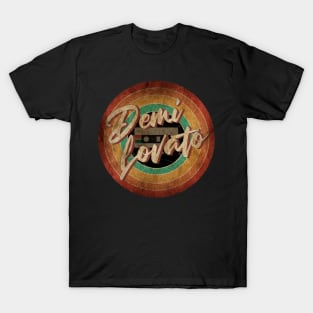 Demi Lovato Vintage Circle Art T-Shirt